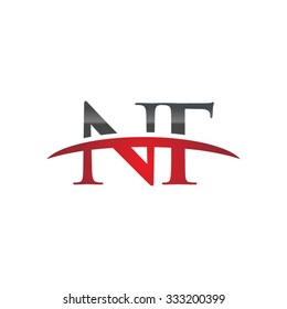 NF initial company red swoosh logo
