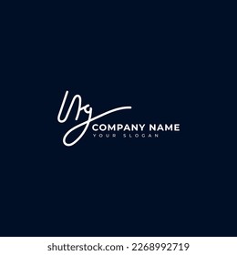 Nf Initial signature logo vector design