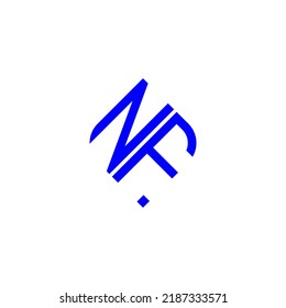 NF letter logo creative design with vector graphic