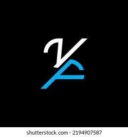 NF Buchstaben Logo kreatives Design mit Vektorgrafik, NF einfach und modern Logo.