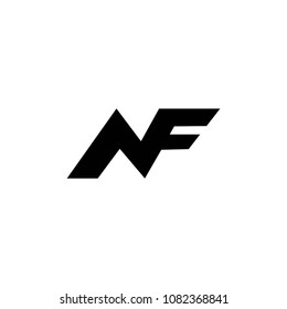 nf letter logo vector