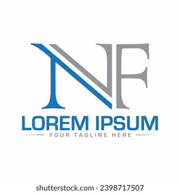 Diseño de logotipos NF Diseño de logotipos creativos y modernos