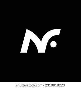 The Nf logo monogram is suitable for a company requiring an initial logo, or for an individual