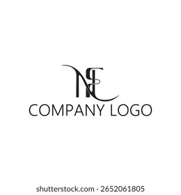 NF Monogramm Firmenlogo Design