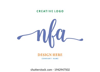 NFA lettering logo is simple, easy to understand and authoritative