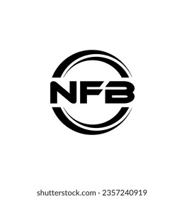 NFB Logo Design, Inspiration für eine einzigartige Identität. Modernes Eleganz und kreatives Design. Markieren Sie Ihren Erfolg mit dem Markieren dieses Logos.