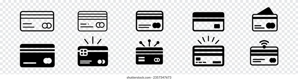 NFC contactless wireless pay sign logo. Credit card or mobile nfc payment. Vector icon concept.  credit card icon or logo in line style. credit card silhouette style icon of money financial item
