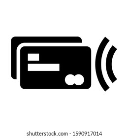 nfc icon isolated sign symbol vector illustration - high quality black style vector icons
