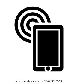 nfc icon isolated sign symbol vector illustration - high quality black style vector icons
