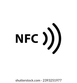 nfc icon vector wireless pay payment svg