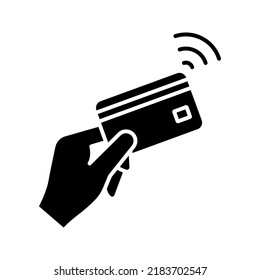 NFC payment icon. Technology for contactless payment. vector illustration