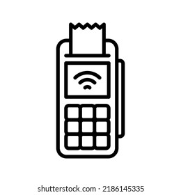 NFC payment icon. Technology for contactless payment. vector illustration