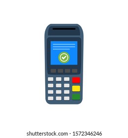 NFC Payment vector design, credit card confirmation machine. contactless payment