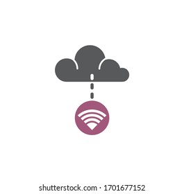 Icono relacionado con NFC en segundo plano para diseño gráfico y web. Símbolo de concepto de ilustración creativa para aplicación web o móvil.