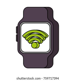 nfc smartwatch wifi connection internet technology