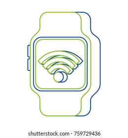 nfc smartwatch wifi connection internet technology