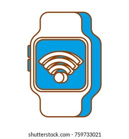 nfc smartwatch wifi connection internet technology