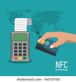 NFC technology icons