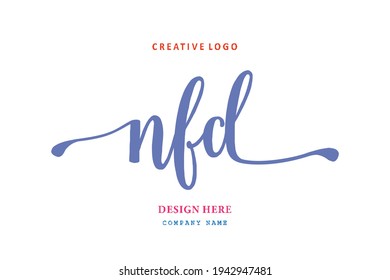 NFD lettering logo is simple, easy to understand and authoritative
