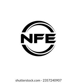NFE Logo Design, Inspiration for a Unique Identity. Modern Elegance and Creative Design. Watermark Your Success with the Striking this Logo.