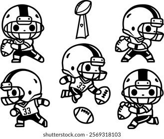 NFL football character Super Bowl 