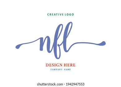 NFL lettering logo is simple, easy to understand and authoritative