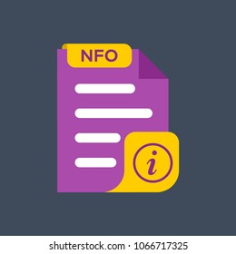 NFO file format icon