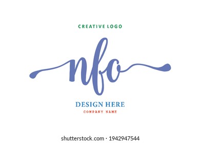 NFO lettering logo is simple, easy to understand and authoritative