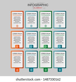 nfographic design vector  can be used for presentation, timeline infographics workflow layout, diagram, annual report, web design. Business concept with 2, 3, 4, options, steps or processes