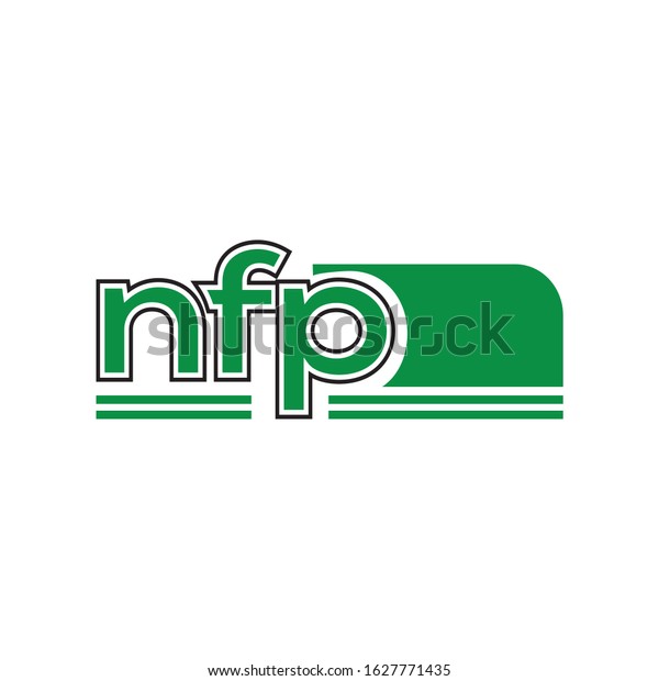 Nfp Letter Logo Design Creative Template Stock Vector (Royalty Free ...