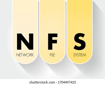 NFS: acrónimo del sistema de archivos de red, fondo del concepto de tecnología
