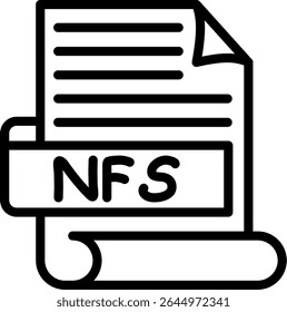NFS network file system configuration file