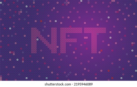 NFT Background, Tech Background, Non Fungible Token