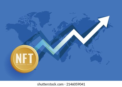 Nft crypto collectible template vector decentralized blockchain