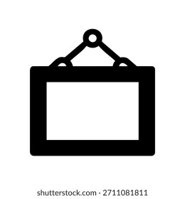 NFT frame icon on white background
