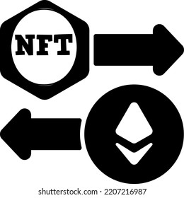 NFT Icons, NFT Logo, NFT Vector Illustration	