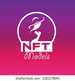 NFT Models logo , Logo design