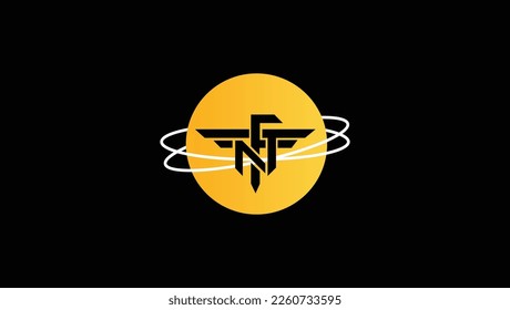 NFT Monogram Technology Logo Template