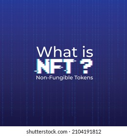 Nft - non fungible token icon vector logo design concept