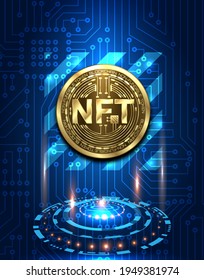 NFT non-fungible tokens, pay for unique collectibles in games or art