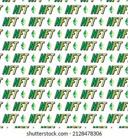 NFT pattern background wallpaper vector editable 