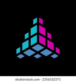 NFT, web3 simple, clean, modern, premium vector logo