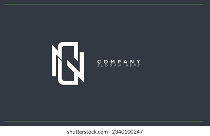 NG Alphabet letters Initials Monogram logo GN, N and G