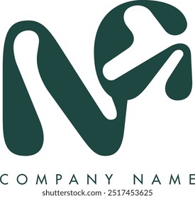 NG creative modern abstract letter logo vector design. Usable for your company or business and brand identity.