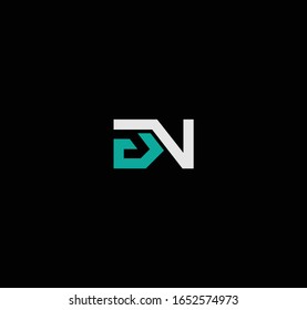 NG or GN letter designs for logo and icons