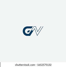 Diseños de letras NG o GN para logotipos e iconos
