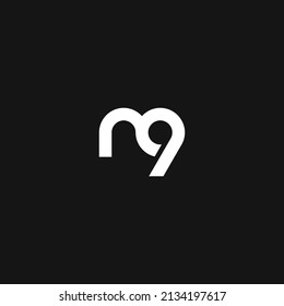 Ilustración del icono del vector del logotipo inicial de la letra GN de NG	