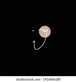 ng handwritten logo for identity