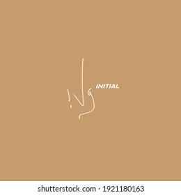 Ng handwritten logo for identity