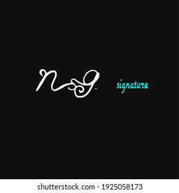ng handwritten logo for identity
